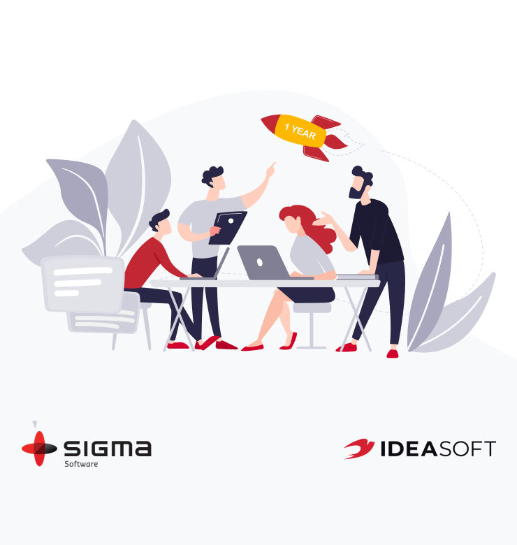 Sigma software and IdeaSoft: first year of cooperation_pre