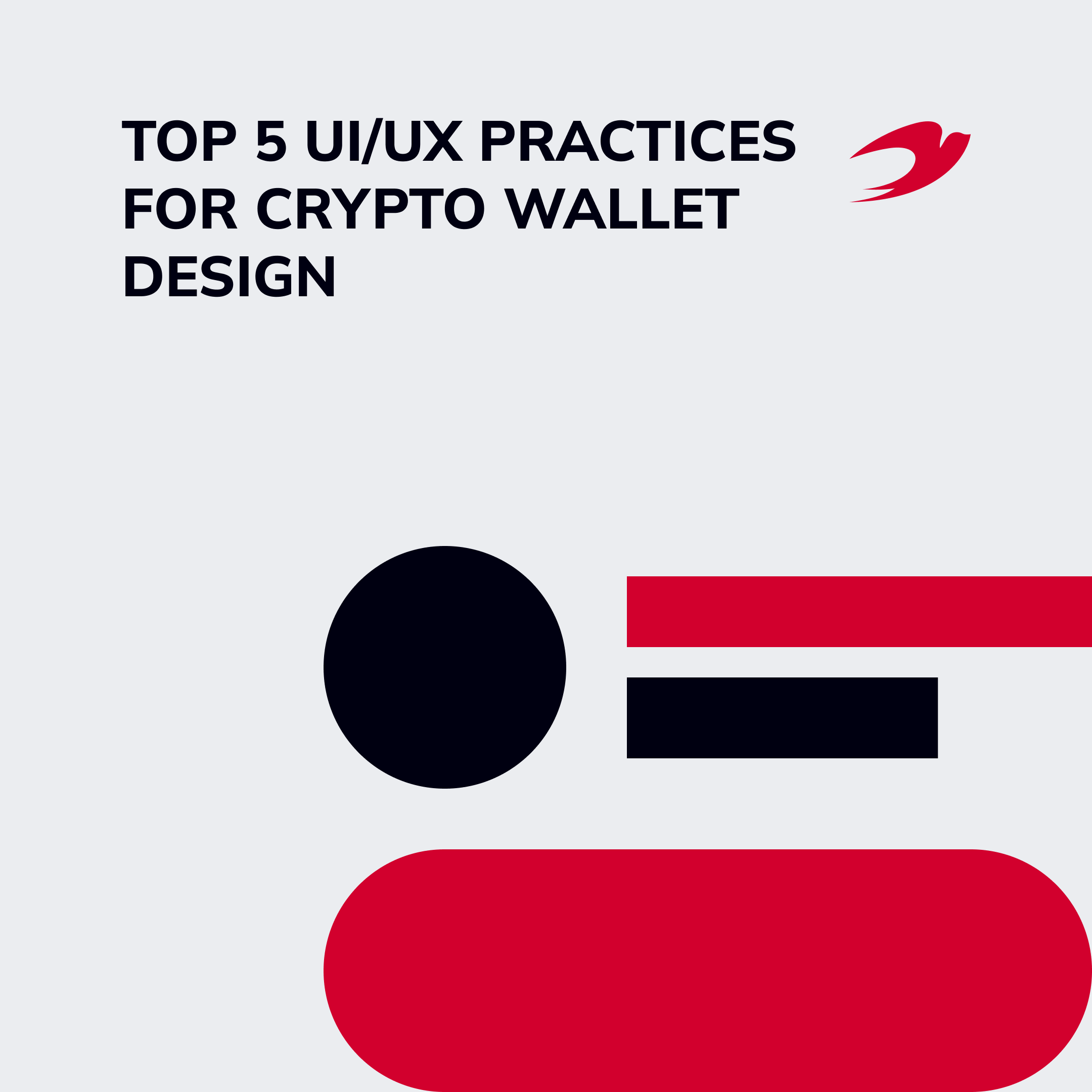 Top 5 UI/UX practices for crypto wallet design