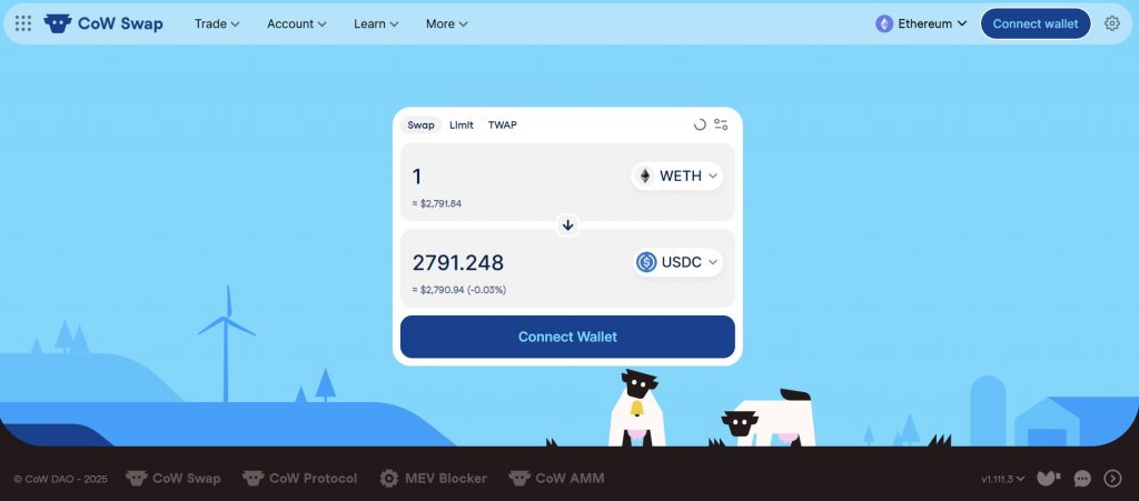 Cowswap DEX Aggregator