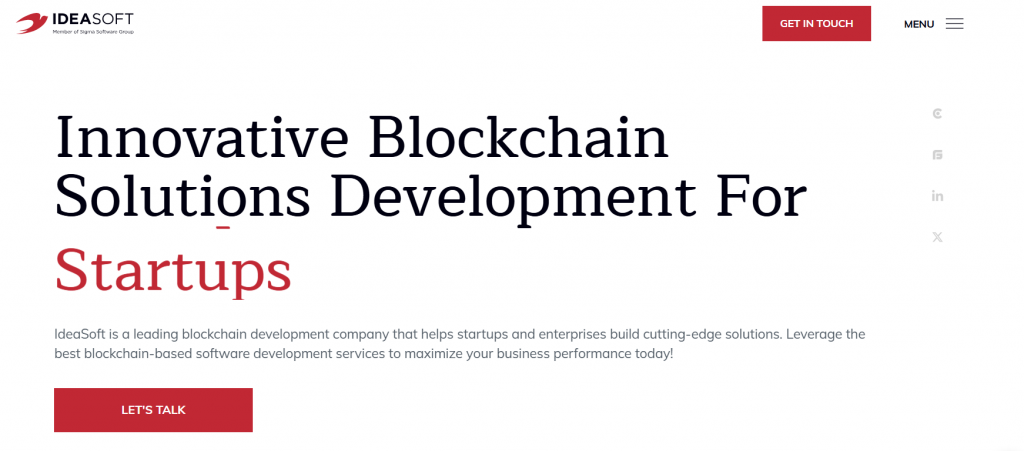 IdeaSoft is a web3 / blockchain development company